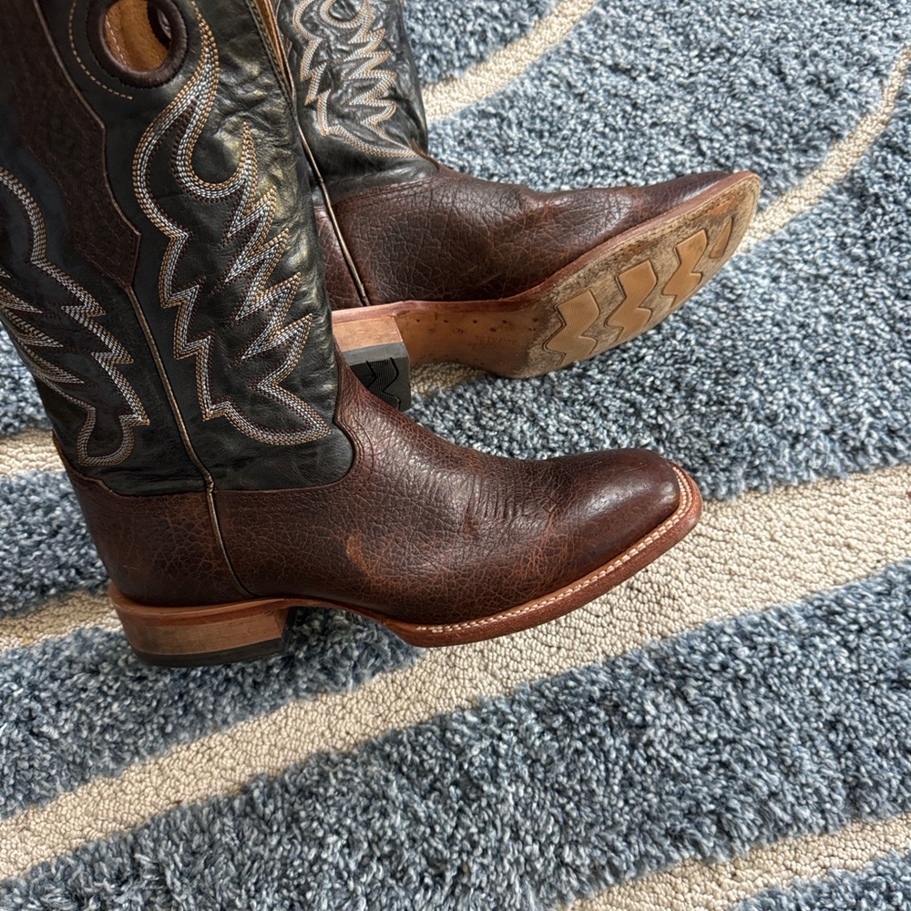Like New..Cody James Union Xero Men's Brown Leather Western Boots - Picture 9 of 15